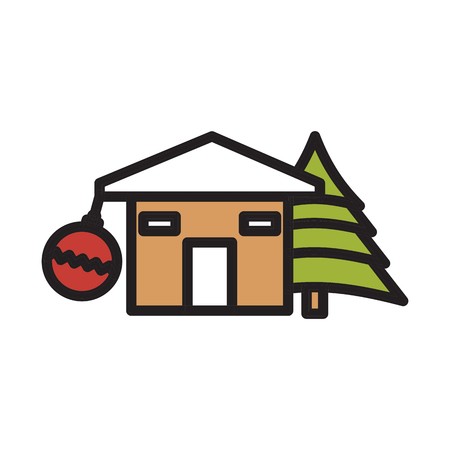 vector ball decoration iconのイラスト素材