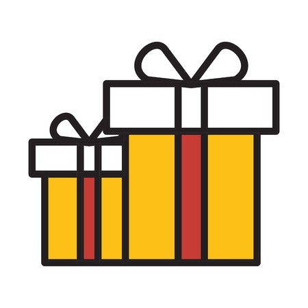 vector gift iconのイラスト素材