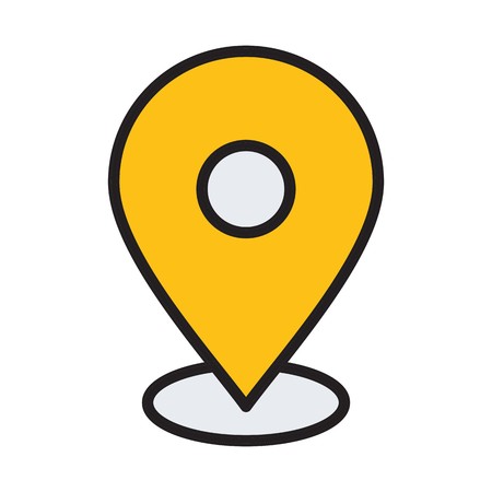 vector location iconのイラスト素材
