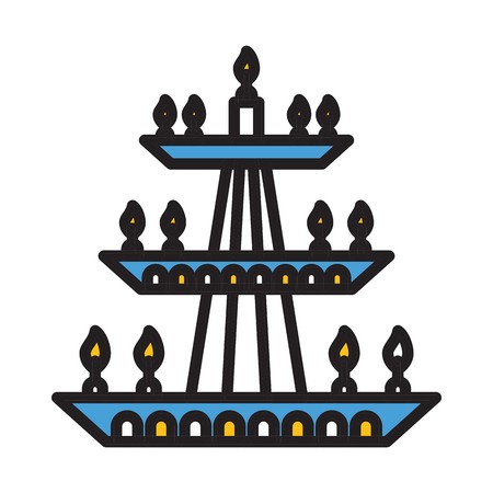 vector lamp iconのイラスト素材