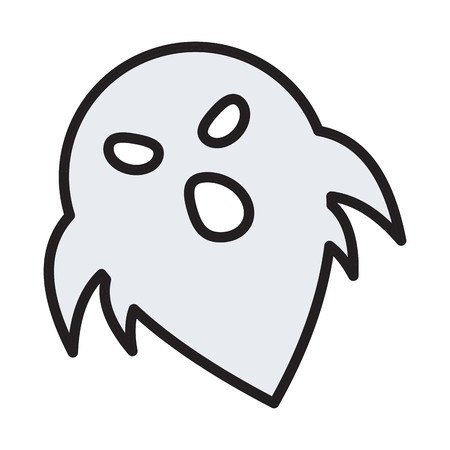 vector ghost iconのイラスト素材