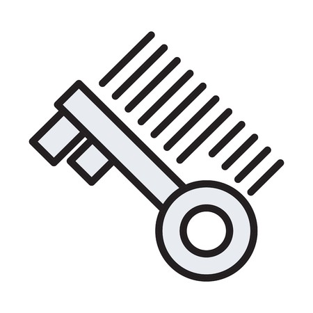 vector key iconのイラスト素材
