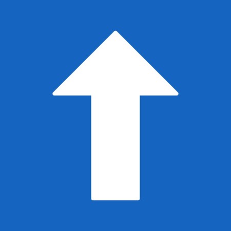 Vector Up arrow Iconのイラスト素材
