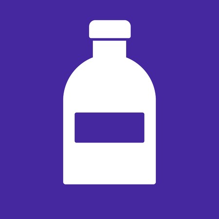 Vector Medicine Bottle Iconのイラスト素材