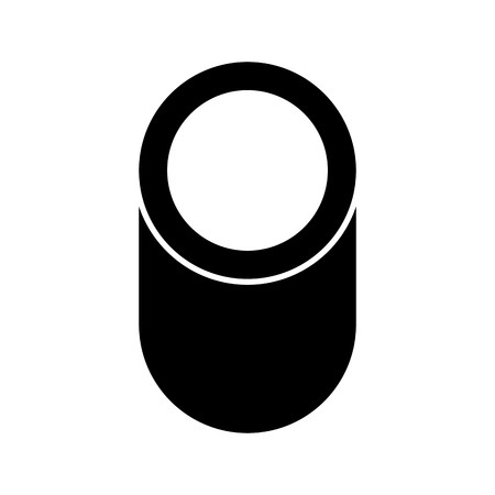 Vector Cylinder Geometric Shape Iconのイラスト素材