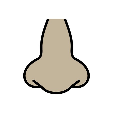 Vector Nose Iconのイラスト素材