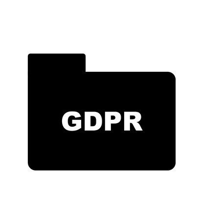 Vector GDPR Folder Iconのイラスト素材