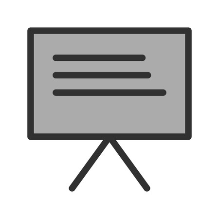 Vector Black Board Iconのイラスト素材