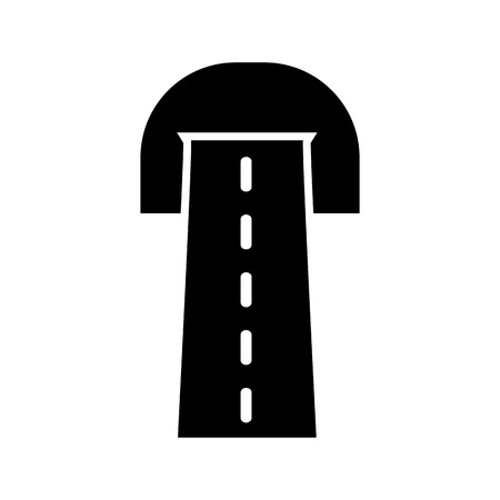 Vector Road Tunnel Iconのイラスト素材