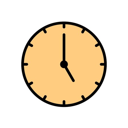 Vector Clock Icon