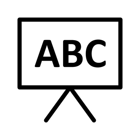 Vector Blackboard Iconのイラスト素材