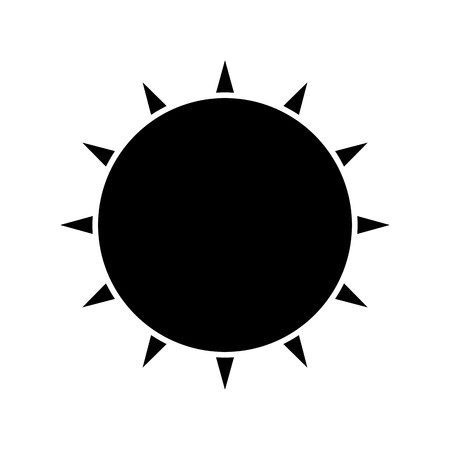 Vector Sun Iconのイラスト素材
