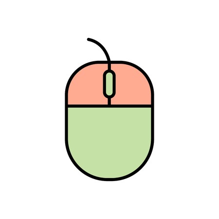 Vector Mouse Iconのイラスト素材