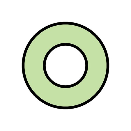 Vector Hole Iconのイラスト素材