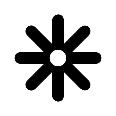 Vector Flower Iconのイラスト素材