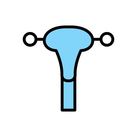 Vector Uterus iconのイラスト素材