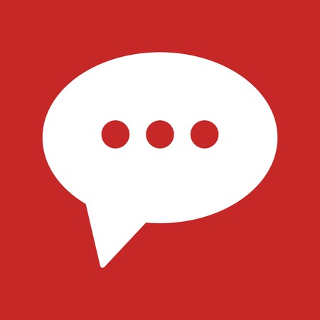 Vector Chat Iconの写真素材