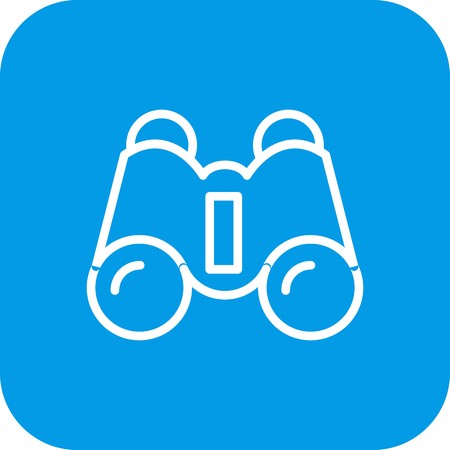 Vector binoculars Iconの写真素材