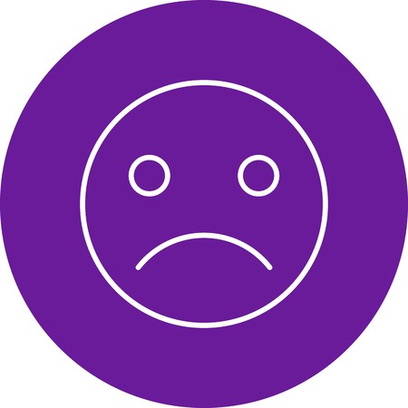 Vector Sad Emoji Iconの写真素材