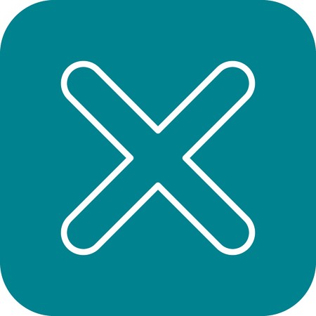 Vector Cross iconの写真素材