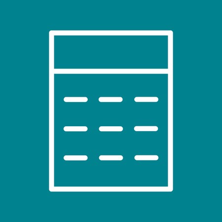 Vector Calculator Iconの写真素材