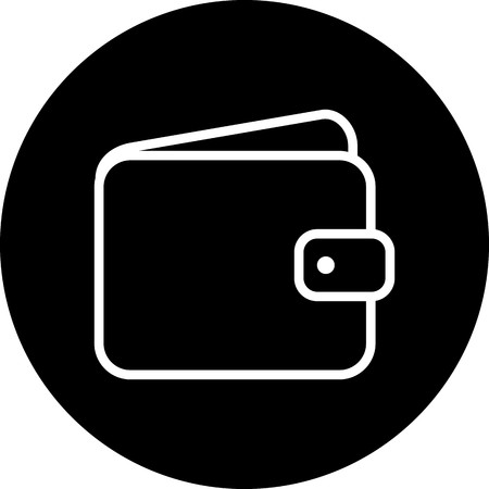 Vector Wallet Iconの写真素材