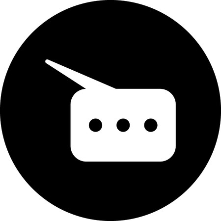 Vector Chat Iconの写真素材