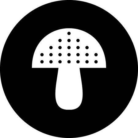 Vector Mushroom Iconの写真素材