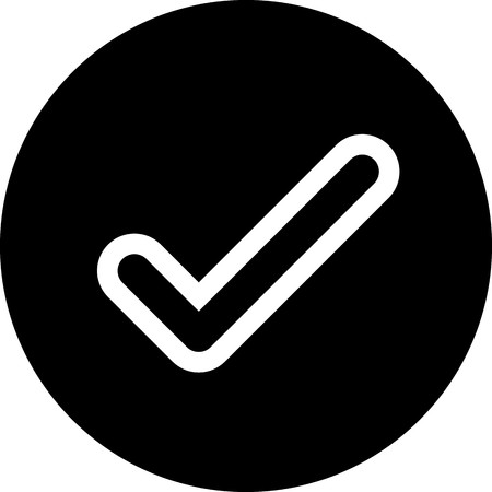 Vector Tick Iconの写真素材