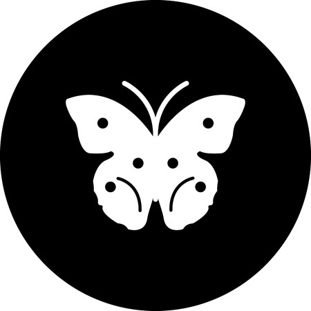Vector Butterfly Iconの写真素材