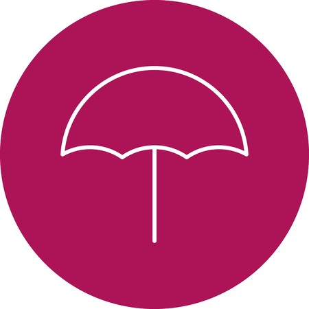 Vector Umbrella Iconの写真素材
