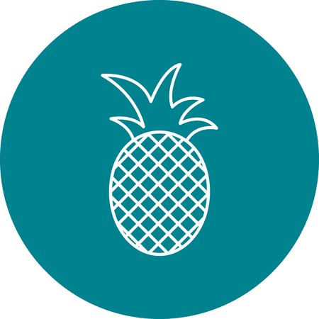 Vector Pine Apple Iconの写真素材
