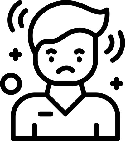 Contempt Linear Style Icon Designのイラスト素材