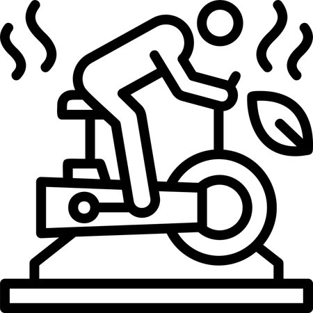 Spinning Linear Style Icon Designのイラスト素材