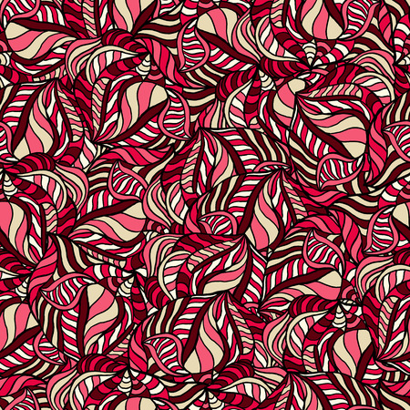 Seamless abstract pattern for printing on fabric or paper. Hand drawn background.のイラスト素材