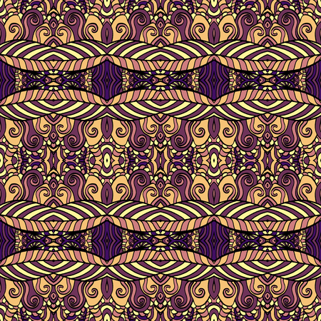 Seamless abstract pattern for printing on fabric or paper. Hand drawn background.のイラスト素材