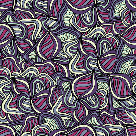 Seamless abstract pattern for printing on fabric or paper. Hand drawn background.のイラスト素材