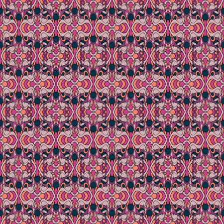 Seamless abstract pattern for printing on fabric or paper. Hand drawn background.のイラスト素材