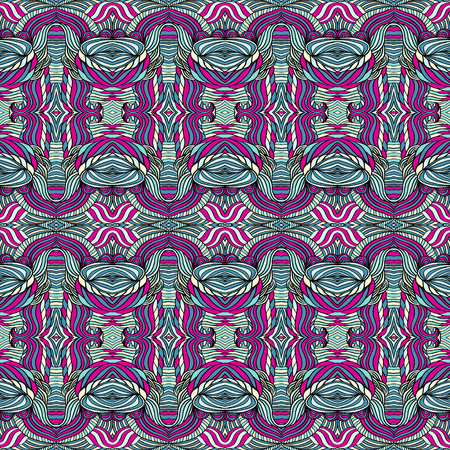 Seamless abstract pattern for printing on fabric or paper. Hand drawn background.のイラスト素材