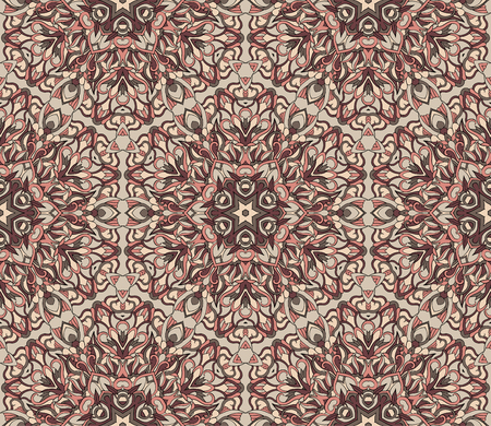 Seamless abstract pattern for printing on fabric or paper. Hand drawn background.のイラスト素材