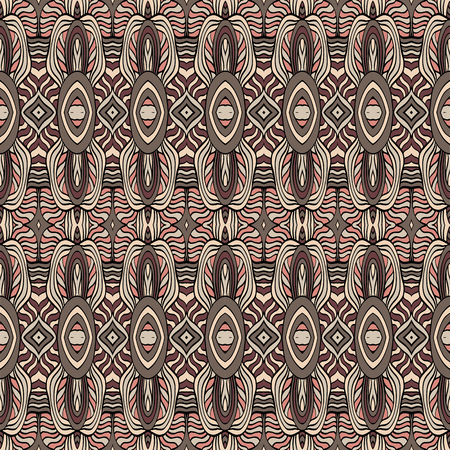 Seamless abstract pattern for printing on fabric or paper. Hand drawn background.のイラスト素材