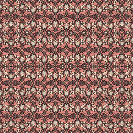 Seamless abstract pattern for printing on fabric or paper. Hand drawn background.のイラスト素材