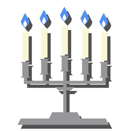 illustration of halloween characters - candleのイラスト素材