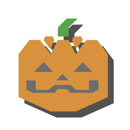 illustration of halloween characters - pumpkinのイラスト素材