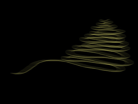 Simple Christmas tree backgroundの写真素材