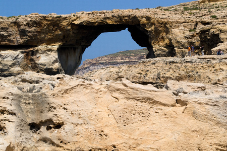 Azure Window in Gozo, Maltaの写真素材