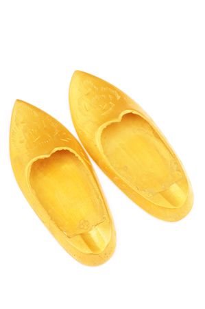 gold shoes