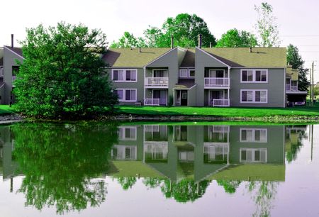apartment buildingの写真素材