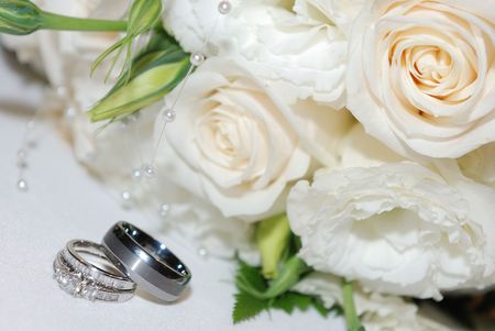 wedding ringsの写真素材