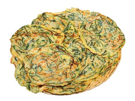 korean pancakesの写真素材